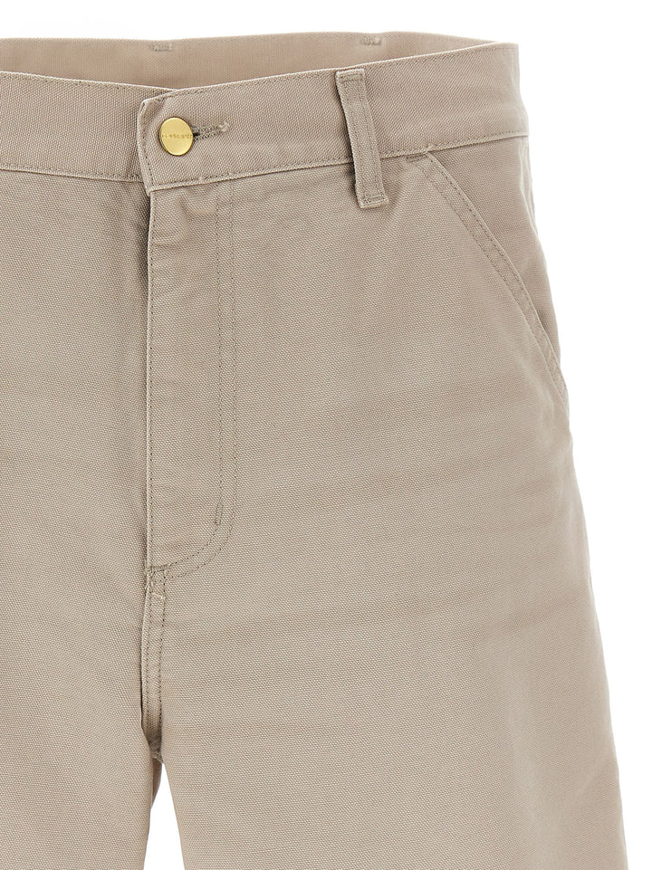 Carhartt Wip Single Knee Bermuda and Short - Beige | 7b933aade0aed6b57b712294d1abfd837704902e