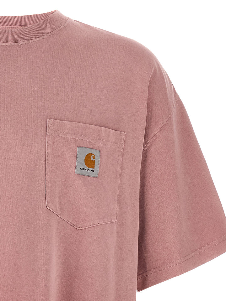 Carhartt Wip Hudson Pocket T-shirt - Pink | 0ddcee6e62ce519def2de2f7538f4d4237a9b872