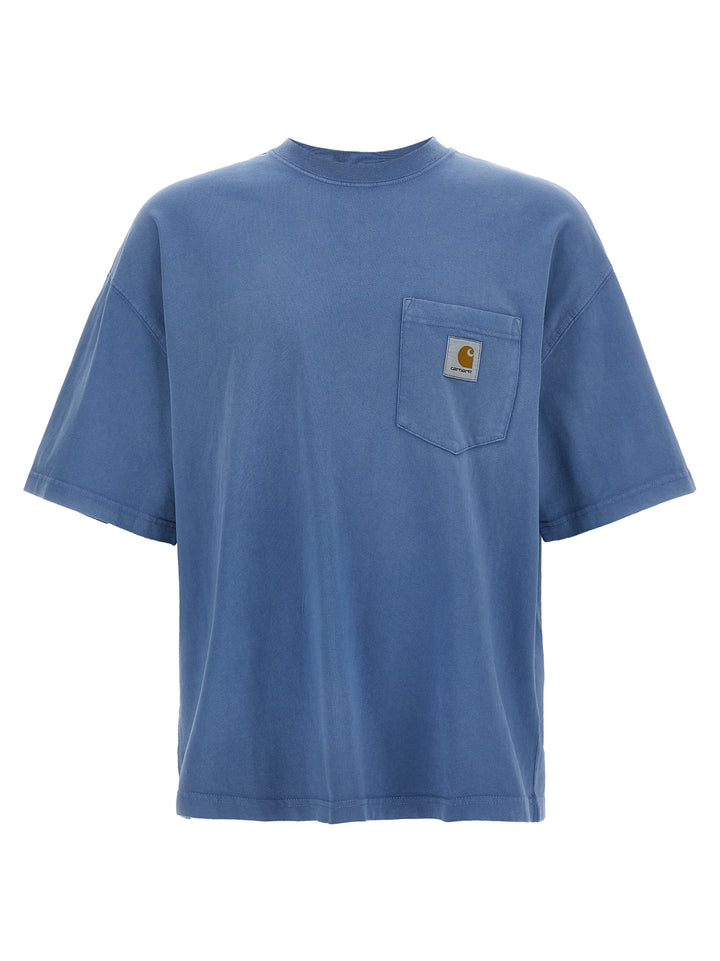 Carhartt Wip Hudson T-shirt - Light Blue | e3d7f93027b96297d4a9e4469afb85cacb5ec762
