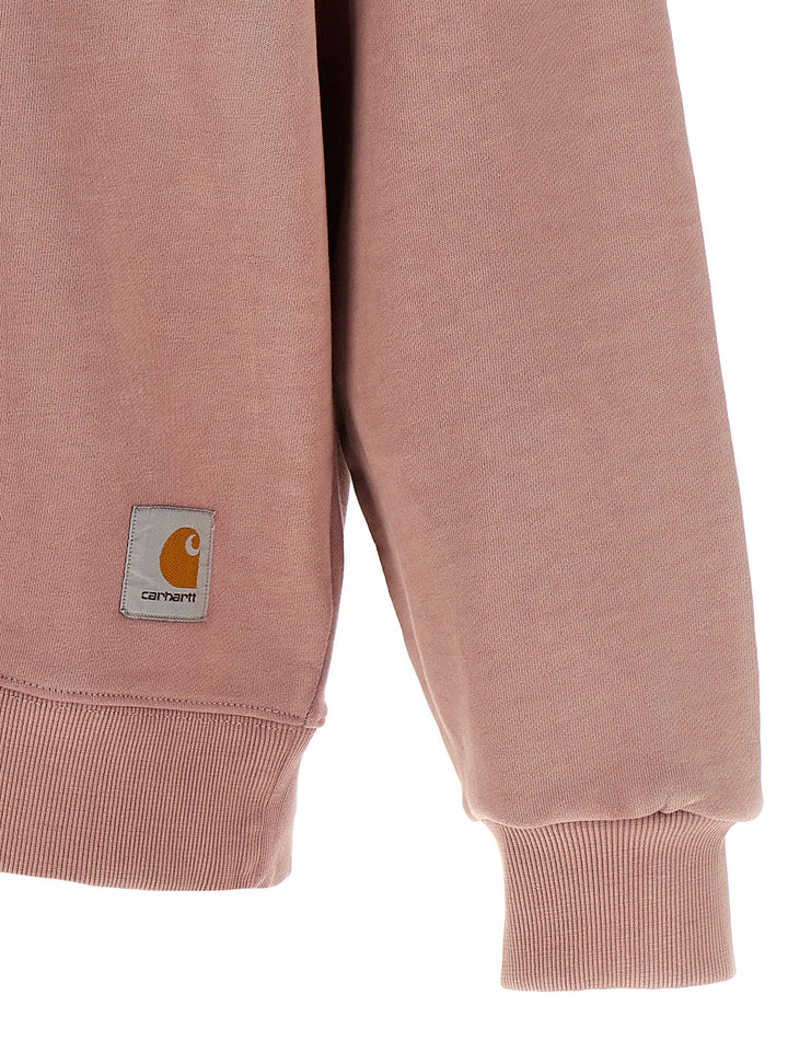Carhartt Wip Hudson Sweatshirt - Pink | ab1cdfb3a27c78a18ad82a8a8be47d13e34761d2
