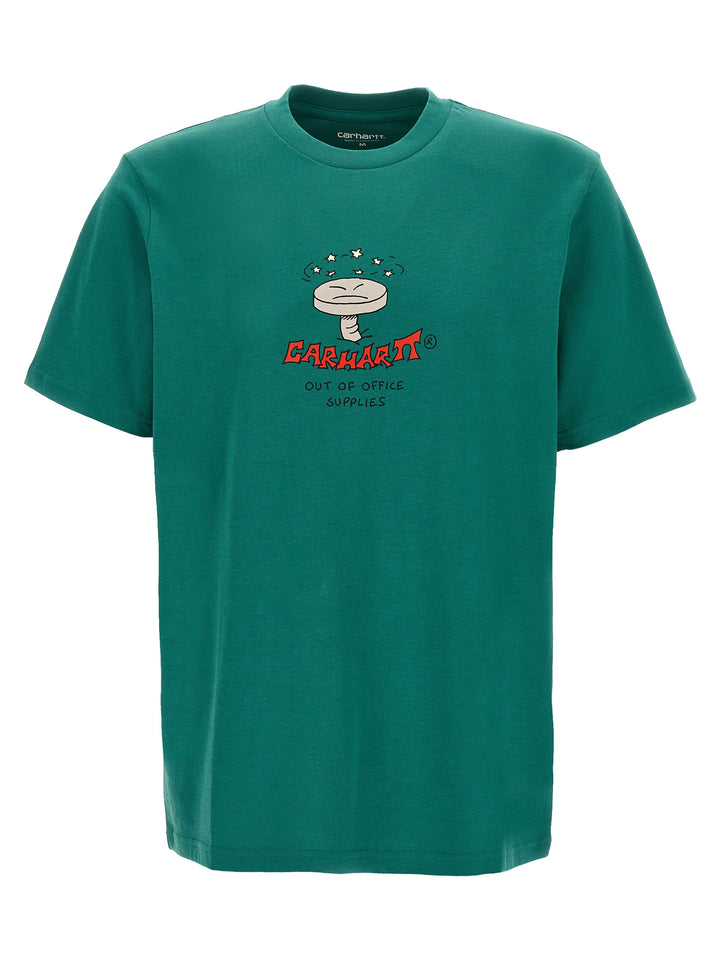 Carhartt Wip Work Life Romance T-shirt - Green | 54c4d5ec59d6d20a53e9d69958663920445c859b
