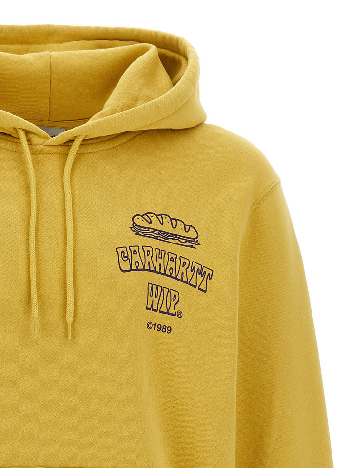 Carhartt Wip Sandwich Sweatshirt - Yellow | d55cae20564320f2df5da12bebc6f5466af740ce