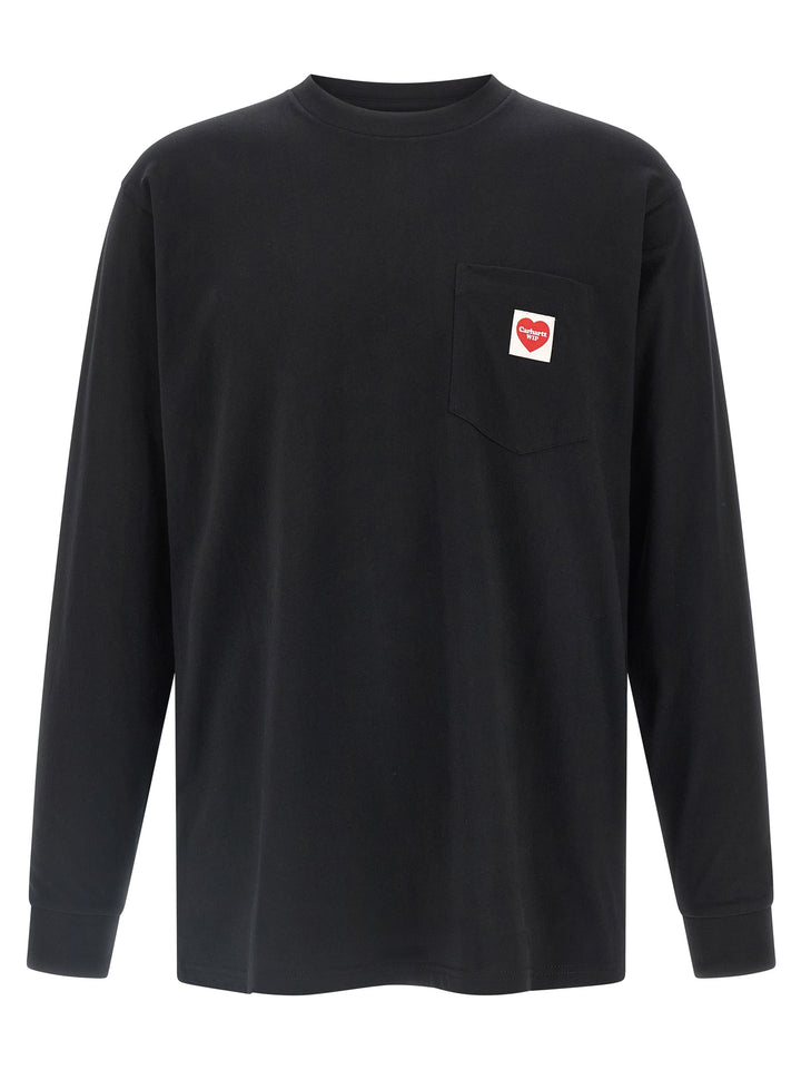 Carhartt Wip Pocket Heart T-shirt - Black | f9b59fef5fd3ada4225d1361a5c46738d8f1f102