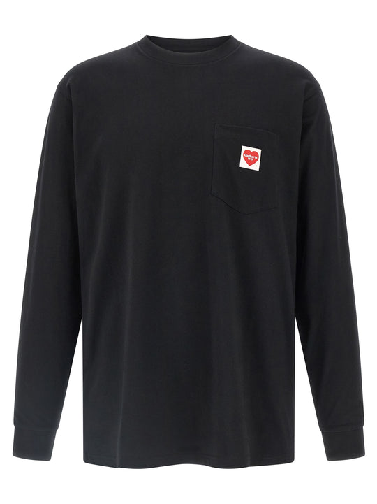 Pocket Heart T-Shirt Black