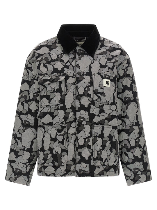 Tapestry Chore Coat Puffer Jackets Multicolor