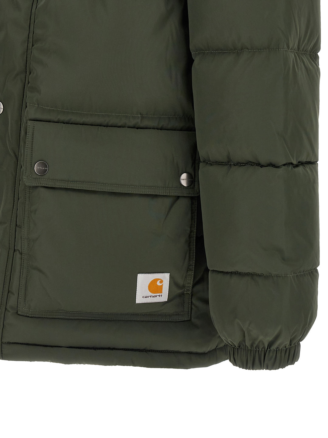 Carhartt Wip Brent Jacket Puffer Jackets - Green | 631096c1fa559fe29bf4a08c264ab717c5c6867e