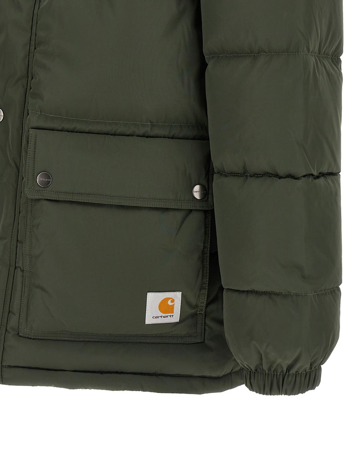 Carhartt Wip Brent Jacket Puffer Jackets - Green | 631096c1fa559fe29bf4a08c264ab717c5c6867e