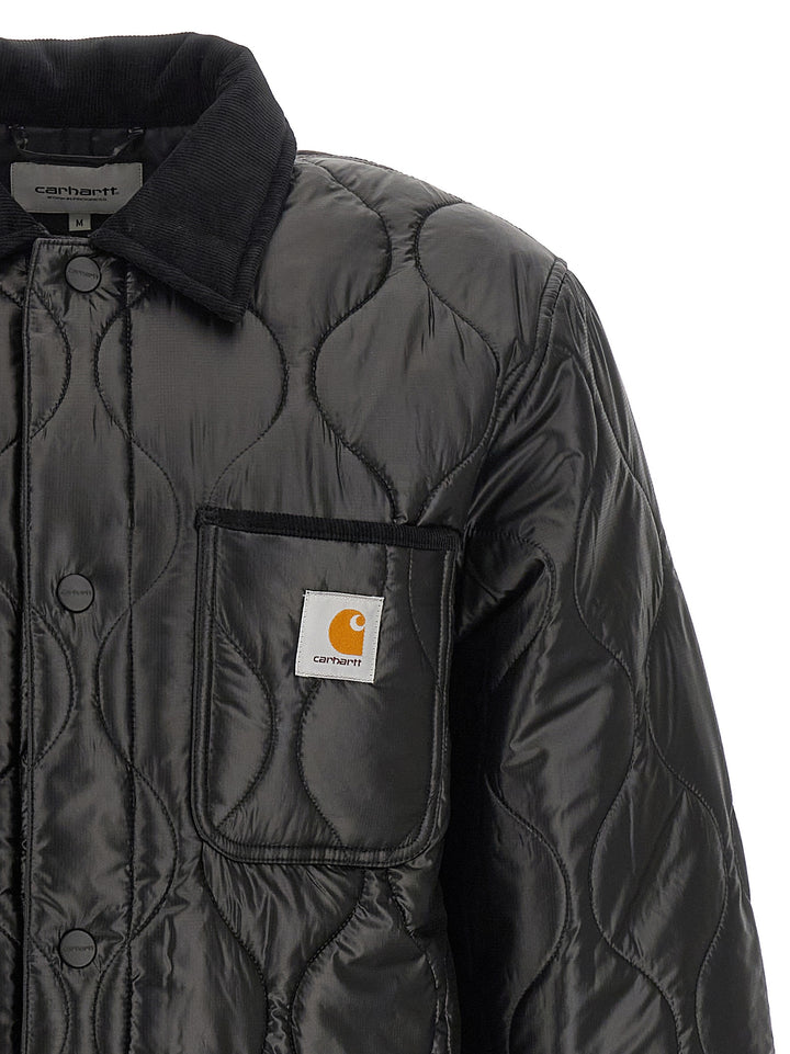 Carhartt Wip Oscar Puffer Jackets - Black | 6fb6a5af4875d5c56a68caeb01e803d697ce5f7a