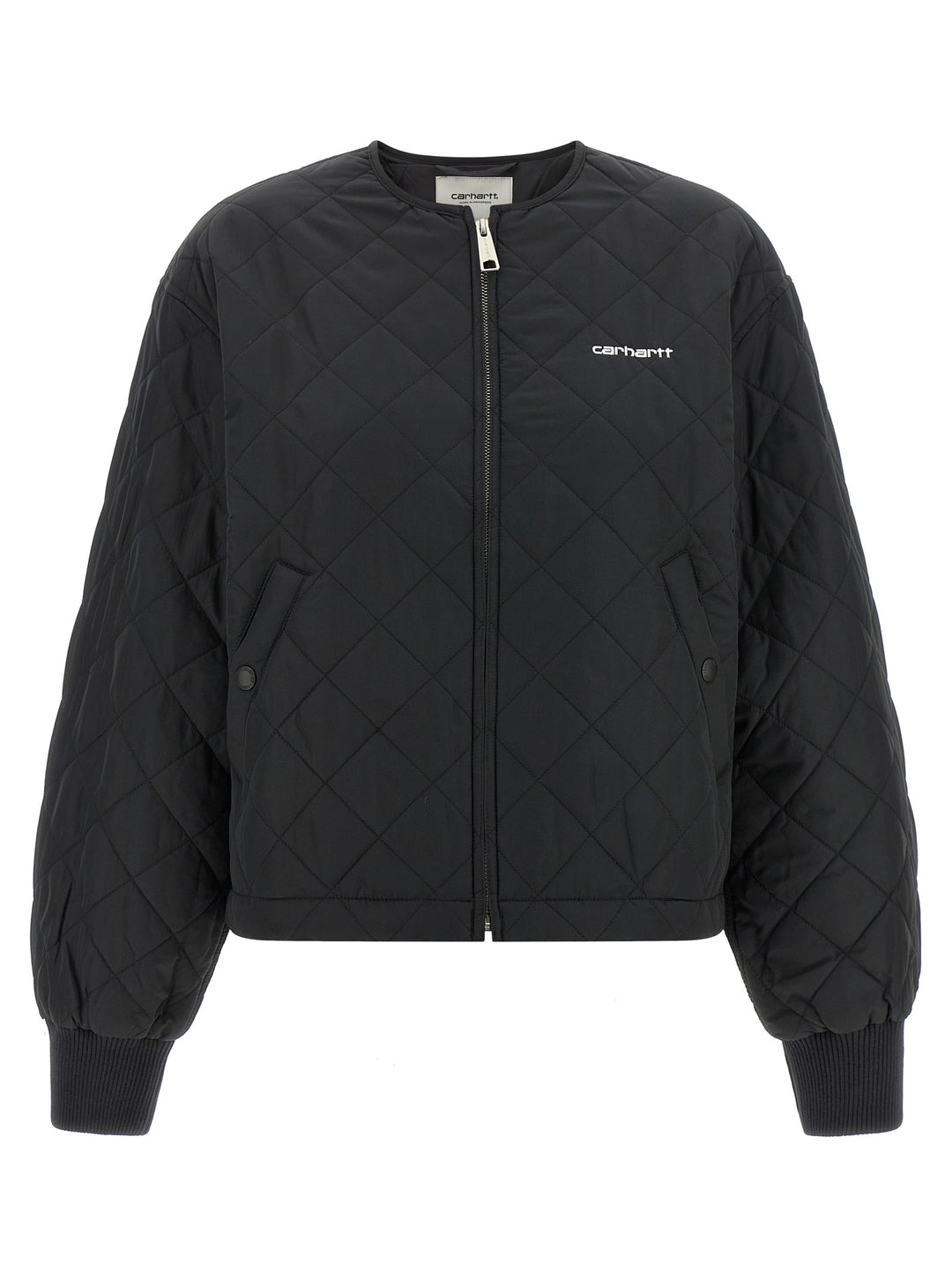 Carhartt Wip Elma Puffer Jackets - Black | a563e9655e6ff8ccf996cebde32b81790e011776