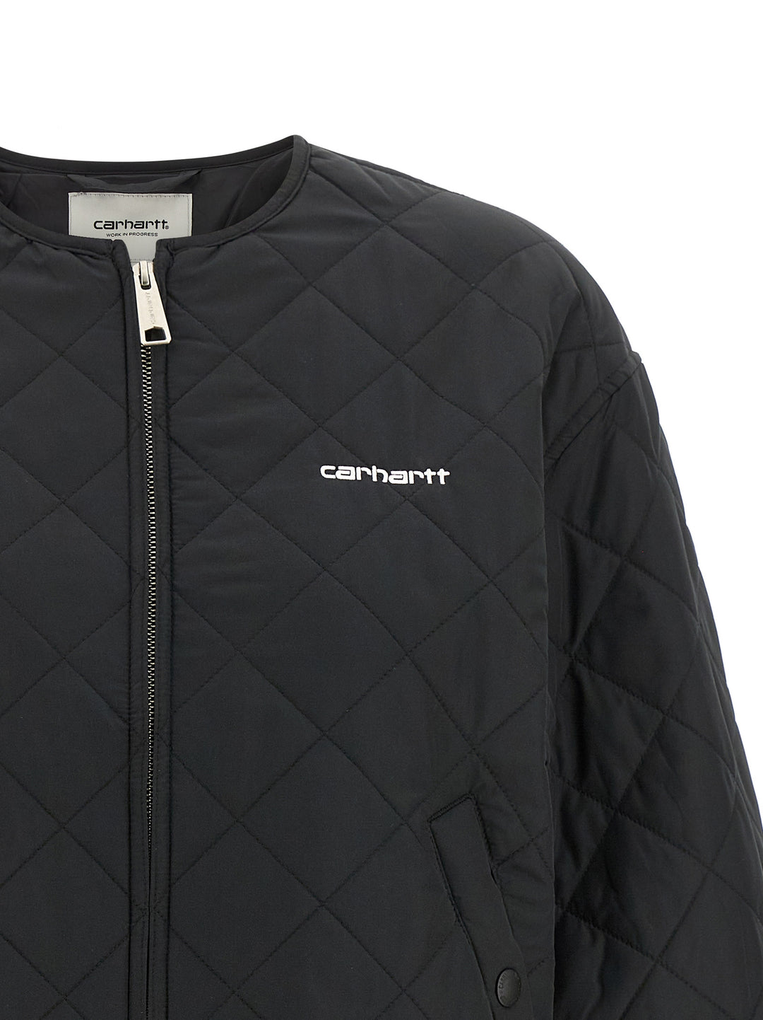 Carhartt Wip Elma Puffer Jackets - Black | 20976ce9a5182de9f15b42669dd16e1c38bbfc0f