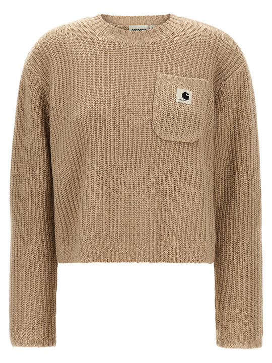 Mira Sweater Sweaters And Cardigans Beige