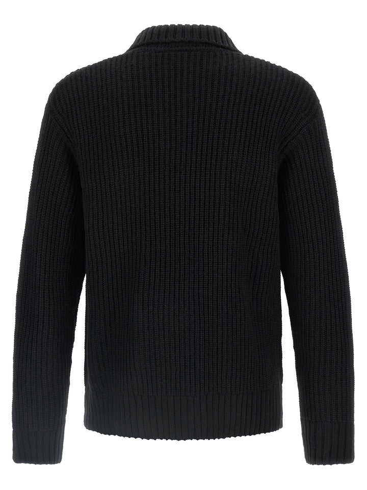 Carhartt Wip Chore Knit Jacket Sweaters and Cardigans - Black | f44ad6a6be793e95e1232b148e654d124e44d9b7