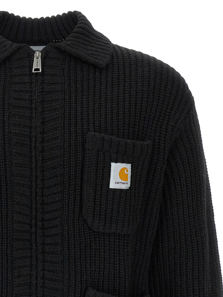Carhartt Wip Chore Knit Jacket Sweaters and Cardigans - Black | 6d7fb928f9adbcdb7bbc4cb75d1863d6fe6b1690