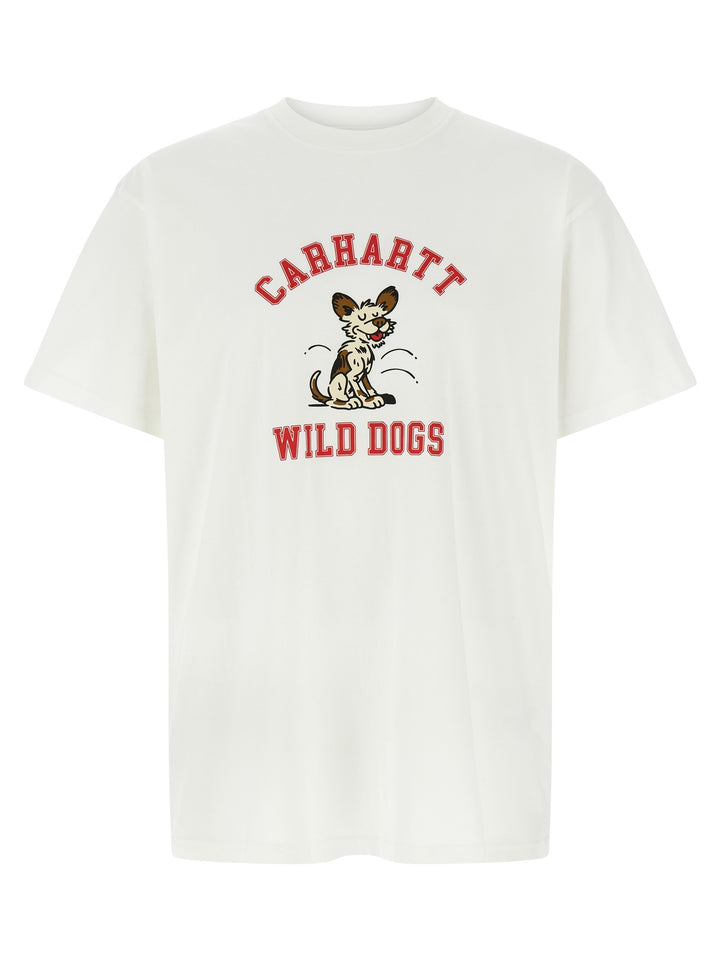 Carhartt Wip Wild Dog T-shirt - White | aa492b880d0b69a70062520d89018d180f84c152