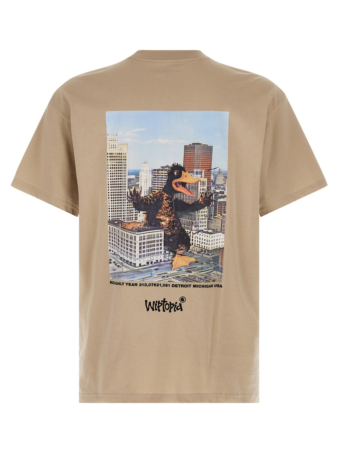 Carhartt Wip Wiptopia T-shirt - Beige | 86ddc03d0bf45d865ebe5828a3c7a06a6c0ac4e4