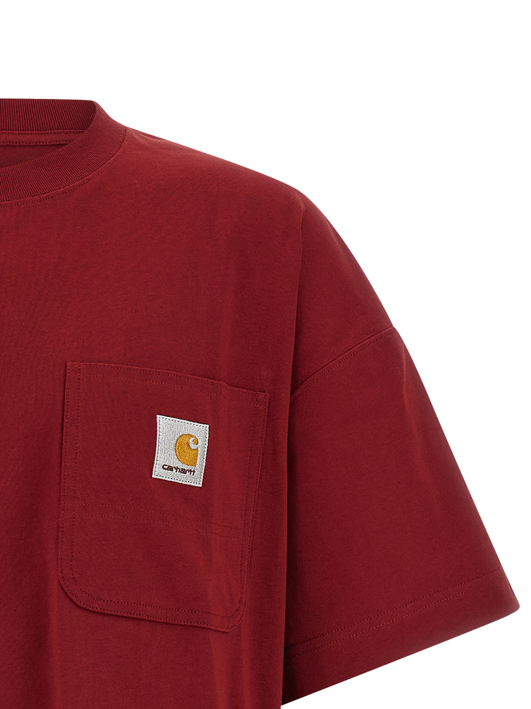 Carhartt Wip Work Pocket T-shirt - Red | d59e51dacbfcc57cf23f329e55059d2ece4e5cdf