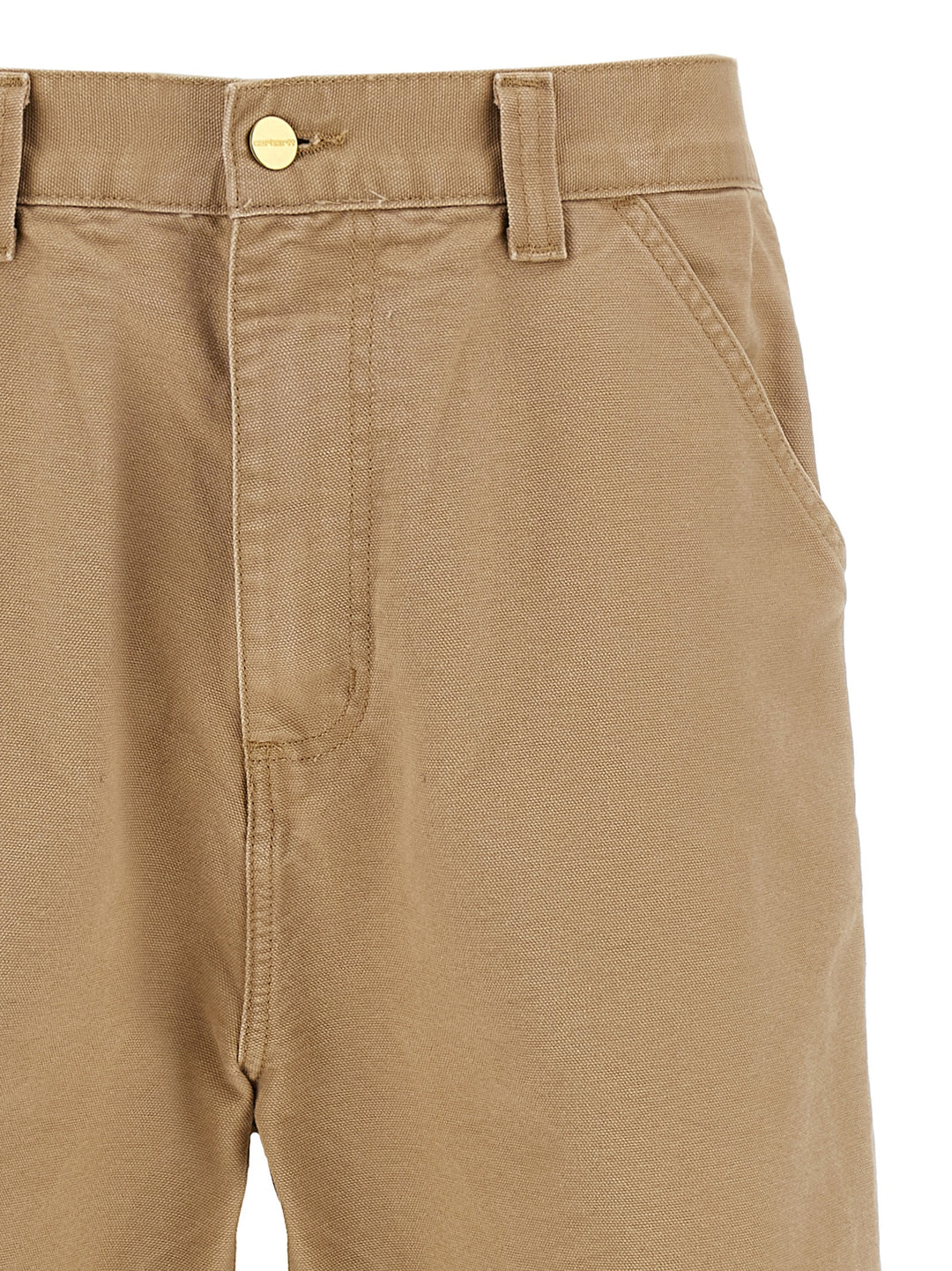Carhartt Wip Single Knee Graphic Pants - Beige | fd0201a232de9ebcec814b93a2b7e3839efa82be