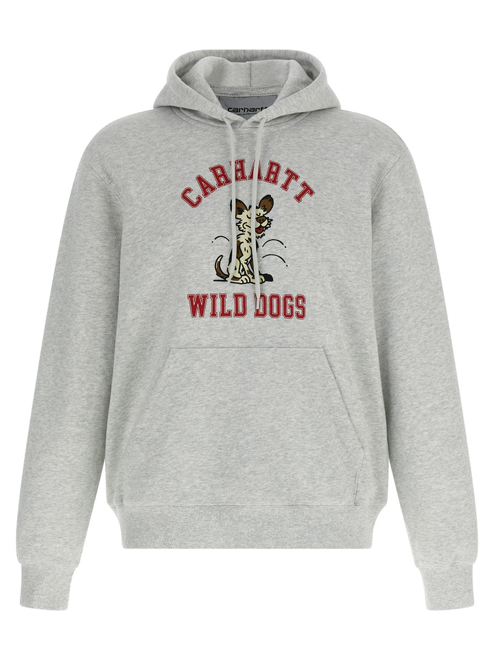 Carhartt Wip Wild Dog Sweatshirt - Gray | 26125d823d63a08dd358cafa34af64694e82ef55