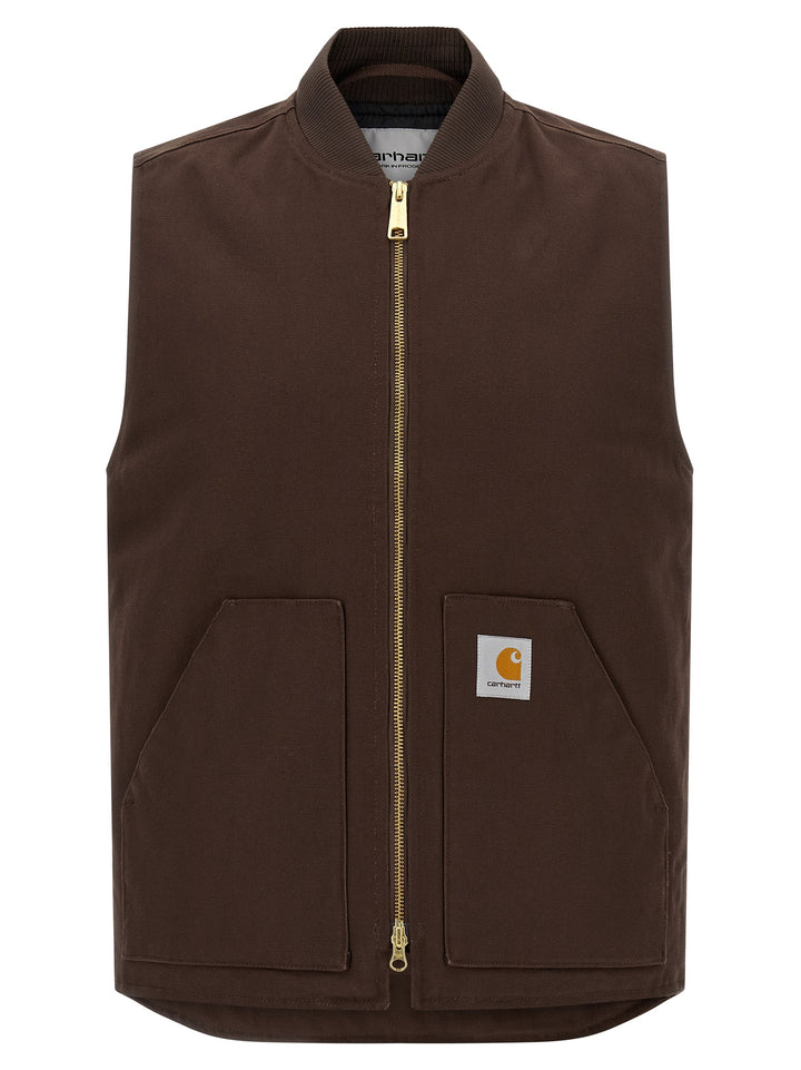 Carhartt Wip Classic Gilet - Brown | 60ceffb4e042588cd3e2bfe9dfe225d755d670f4