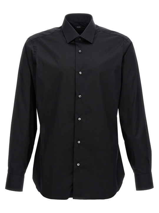 Poplin Shirt Shirt And Blouse Black