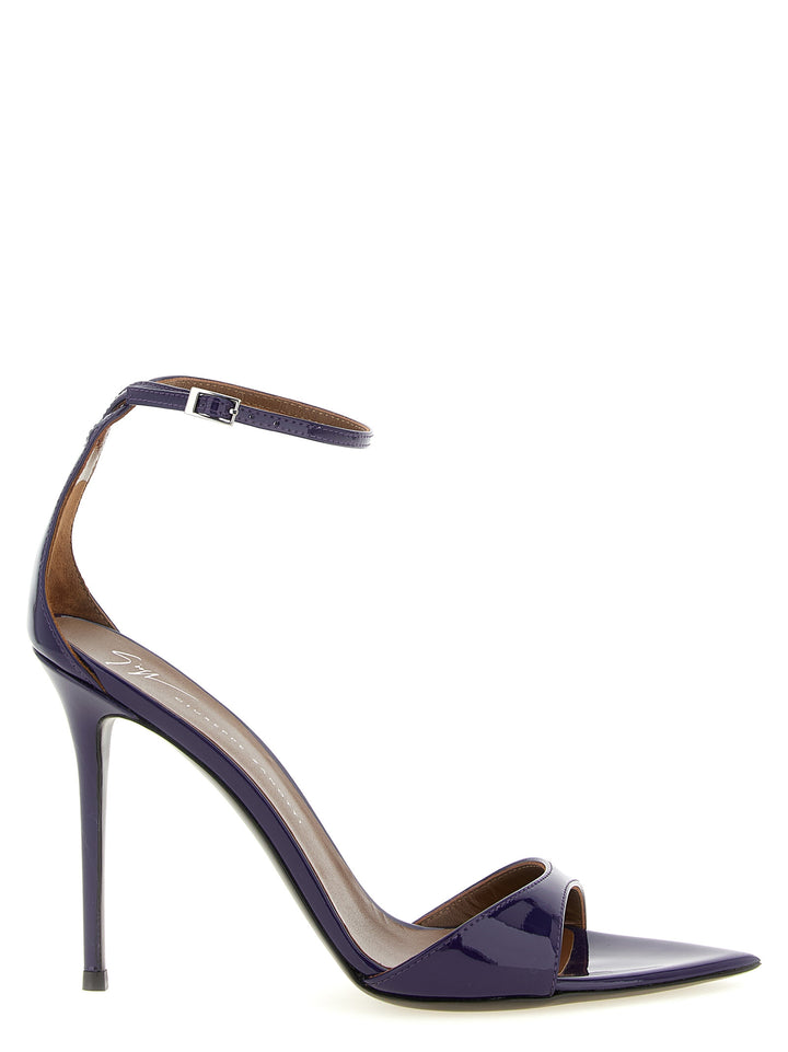 Giuseppe Zanotti Intriigo Strap Sandals - Purple | c526f3494fe2c540951acb0853047a5508ce5e12