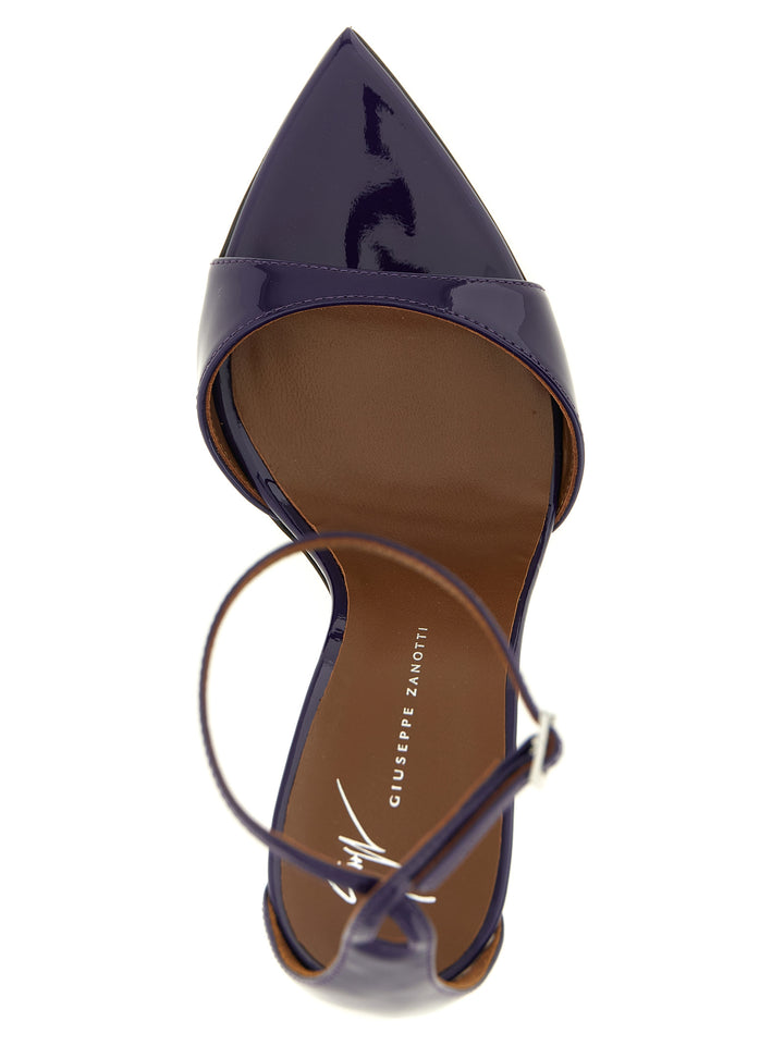 Giuseppe Zanotti Intriigo Strap Sandals - Purple | 75dea2cbf653ba0b4e28f557c7a53f71ed5eb53e