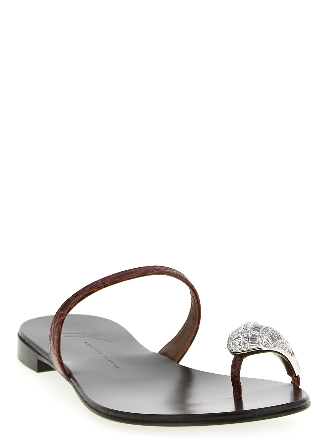 Giuseppe Zanotti Icon Ring Sandals - Brown | 300ce66a6811f4ca29199389662ca393ec0dcf2f