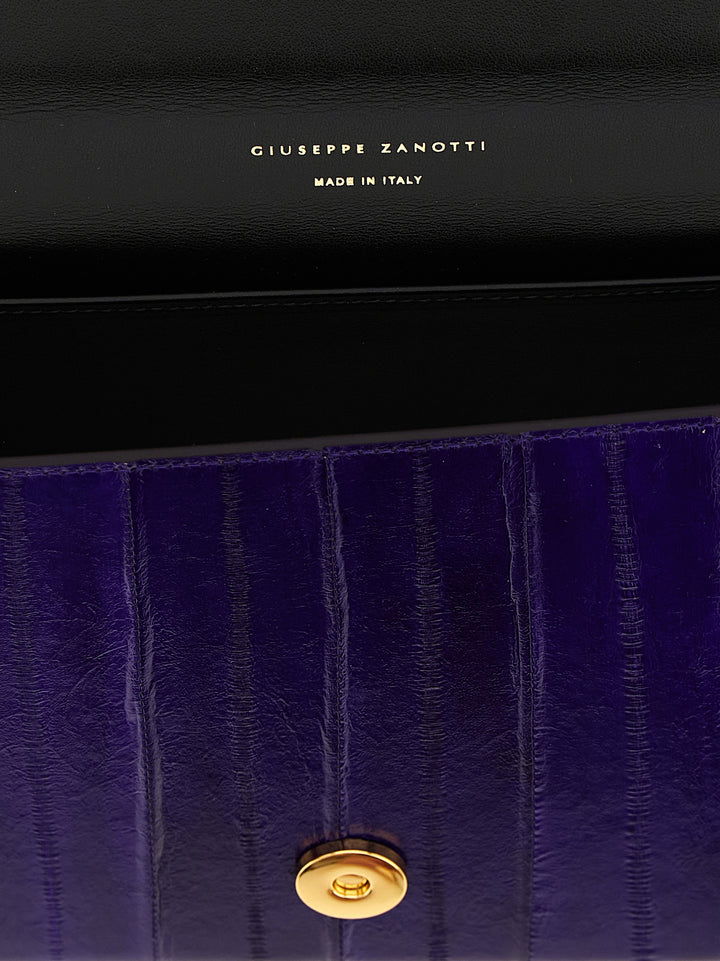 Giuseppe Zanotti Tuxedo Clutch - Purple | 3993903c8b76007fb52a003d98cd7ed923ad9096