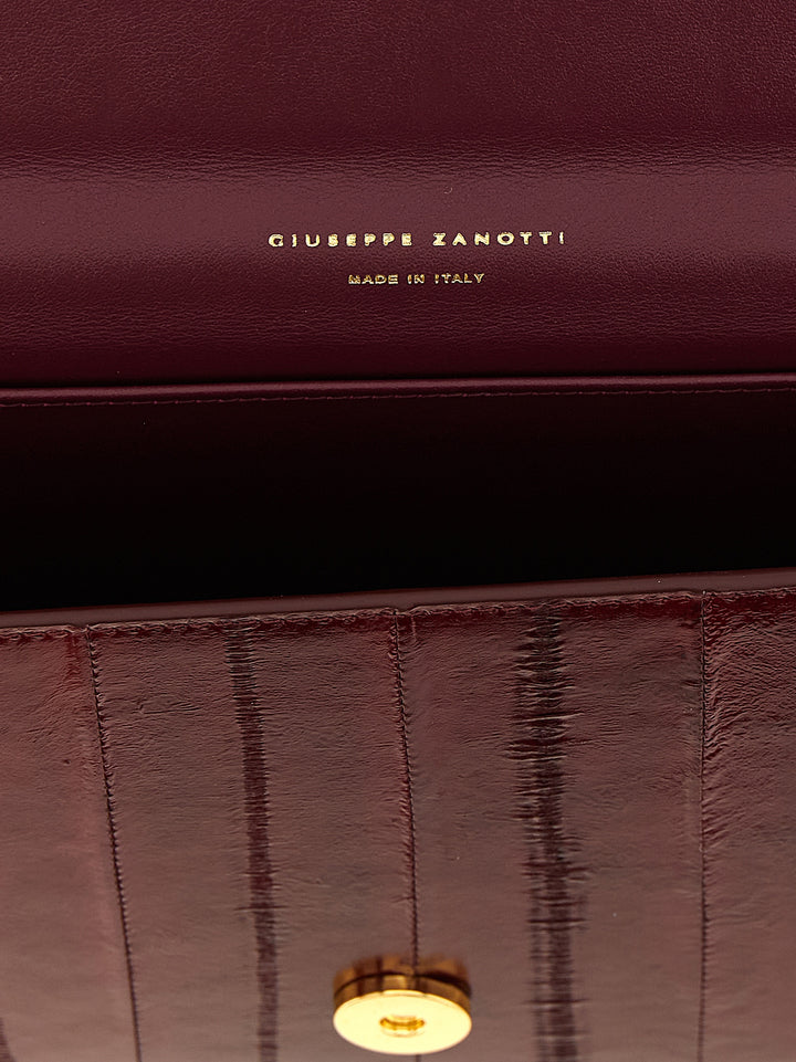 Giuseppe Zanotti Tuxedo Clutch - Bordeaux | 62ef0dab59bc8c362ec184c22221035f8b081167