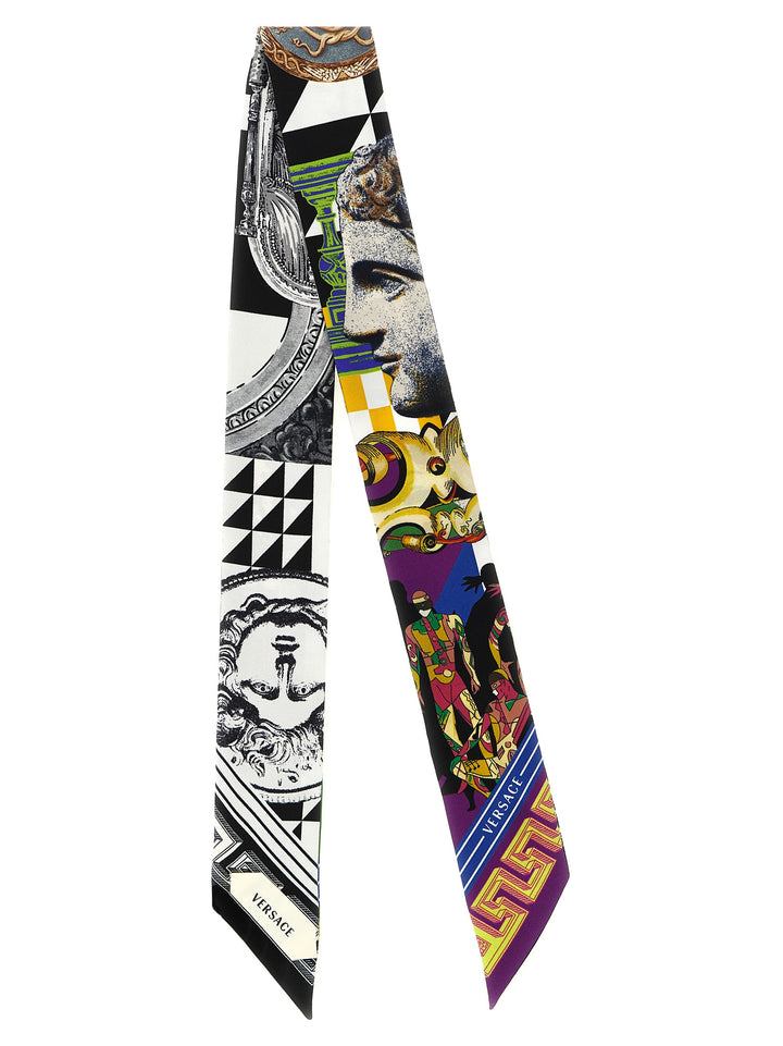 Versace Silk Scarf Bandeaux Scarves and Foulards - Multicolor | 8b1ff9bb0dc3ce0f9b09fb4638e8fcfb883620de