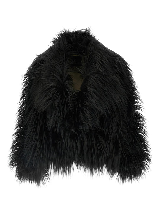 Eco Long Hair Fur Black