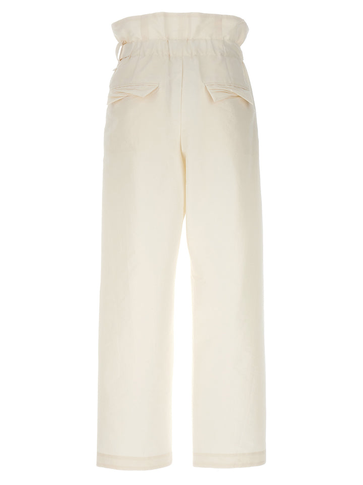Issey Miyake Enfold Pants - White | 956e53eb1f969b94fa5d68e9e147a99b2d2428cb