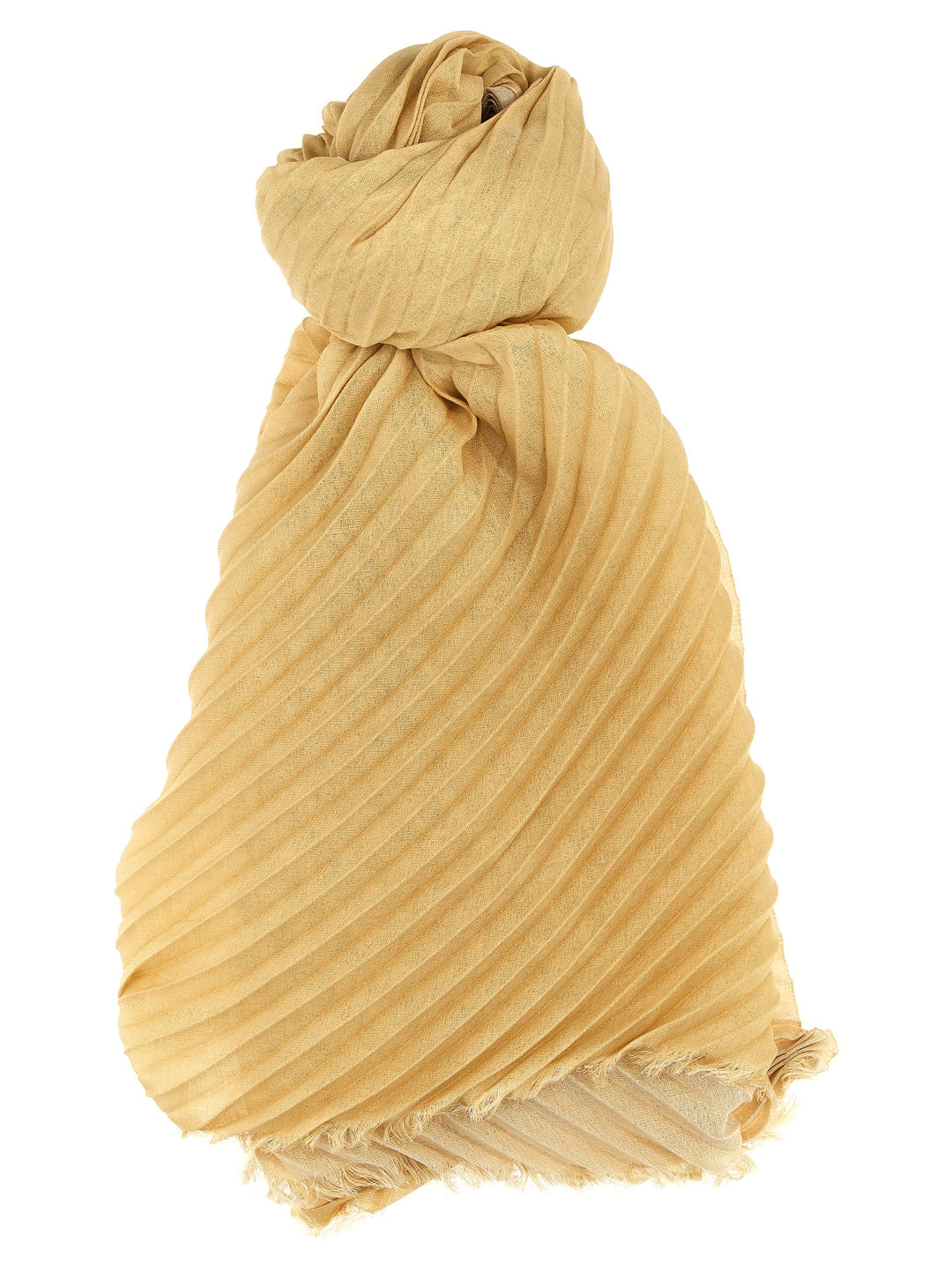 Issey Miyake Double Pleats Scarves and Foulards - Beige | eb8e5147734c0532c388b0a3e5dc1e3cb79c2c42