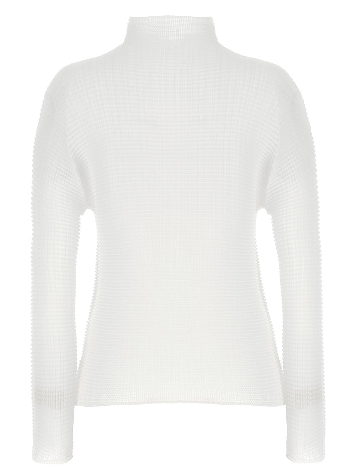 Issey Miyake Wooly Pleats-56 Shirt and Blouse - White | ab1d69c49699340a9243cbfc72b35e02be484ca0