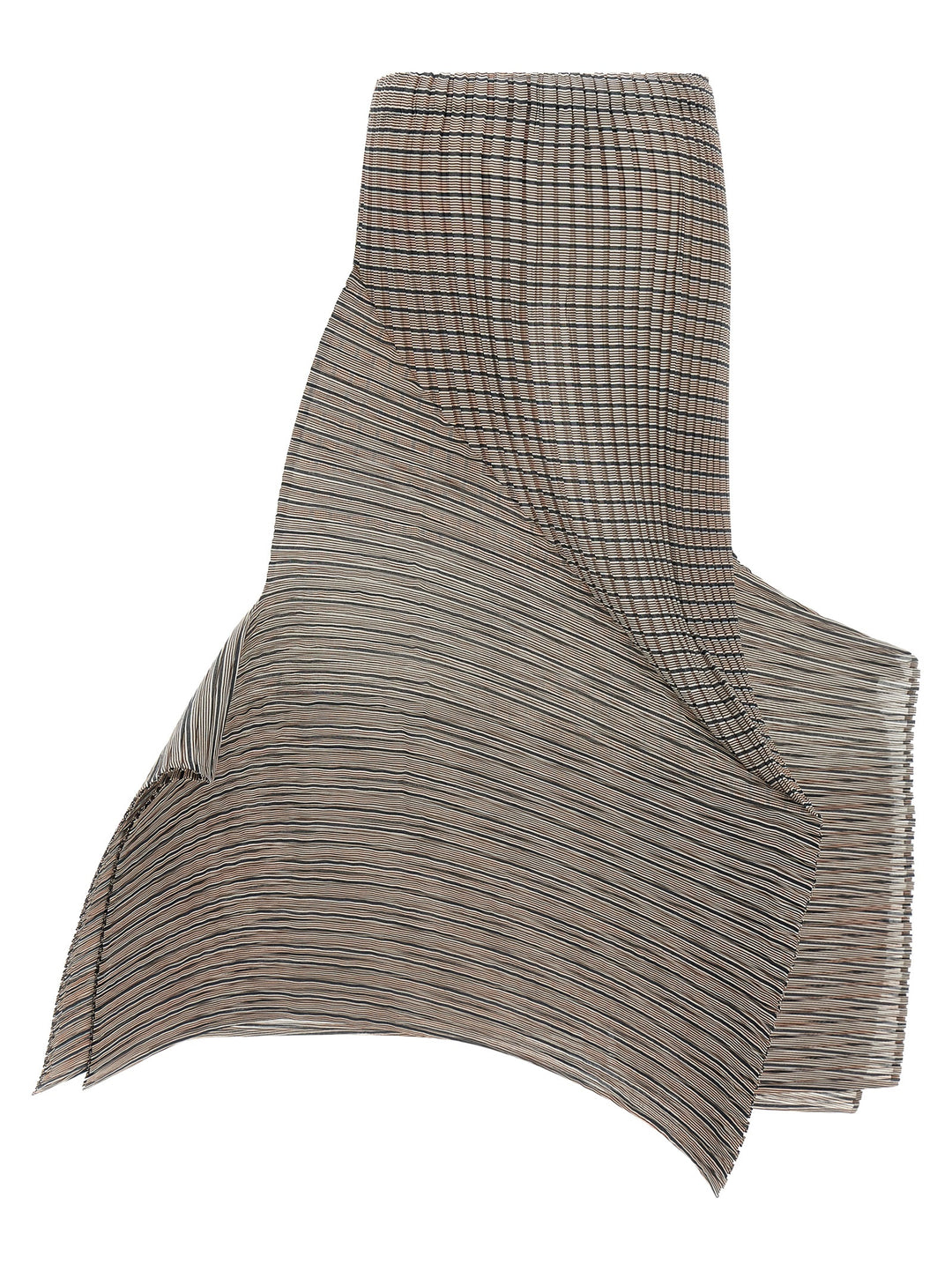 Issey Miyake Generic Stripes (Machine Pleats) Skirts - Brown | 3dfc4bd1534894770384000fa668b3fadc10308e