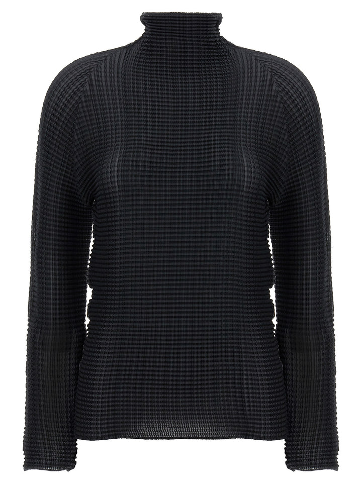 Issey Miyake Wooly Pleats Sweaters and Cardigans - Black | d171657192eed576d085b1718d8bb5385b32e0c9