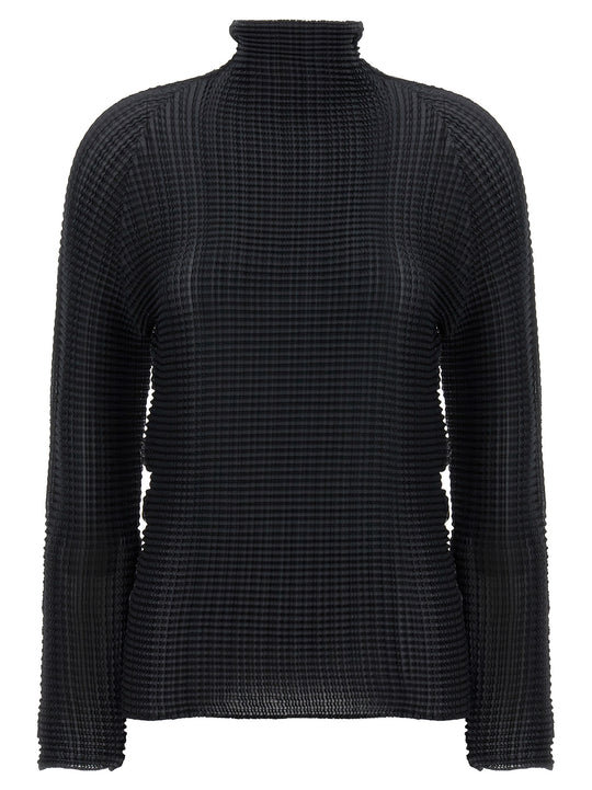 Wooly Pleats Sweaters And Cardigans Black