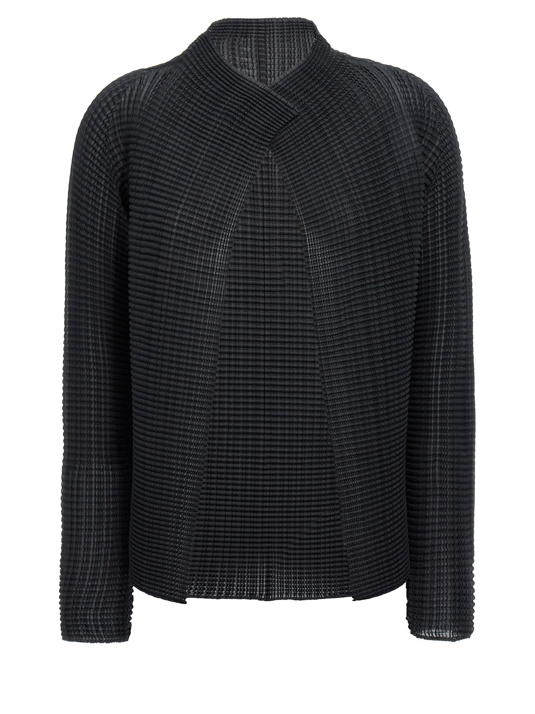 Issey Miyake Wooly Pleats Sweaters and Cardigans - Black | b27849c560ca92a170376b01e2b9f6af55c66c83