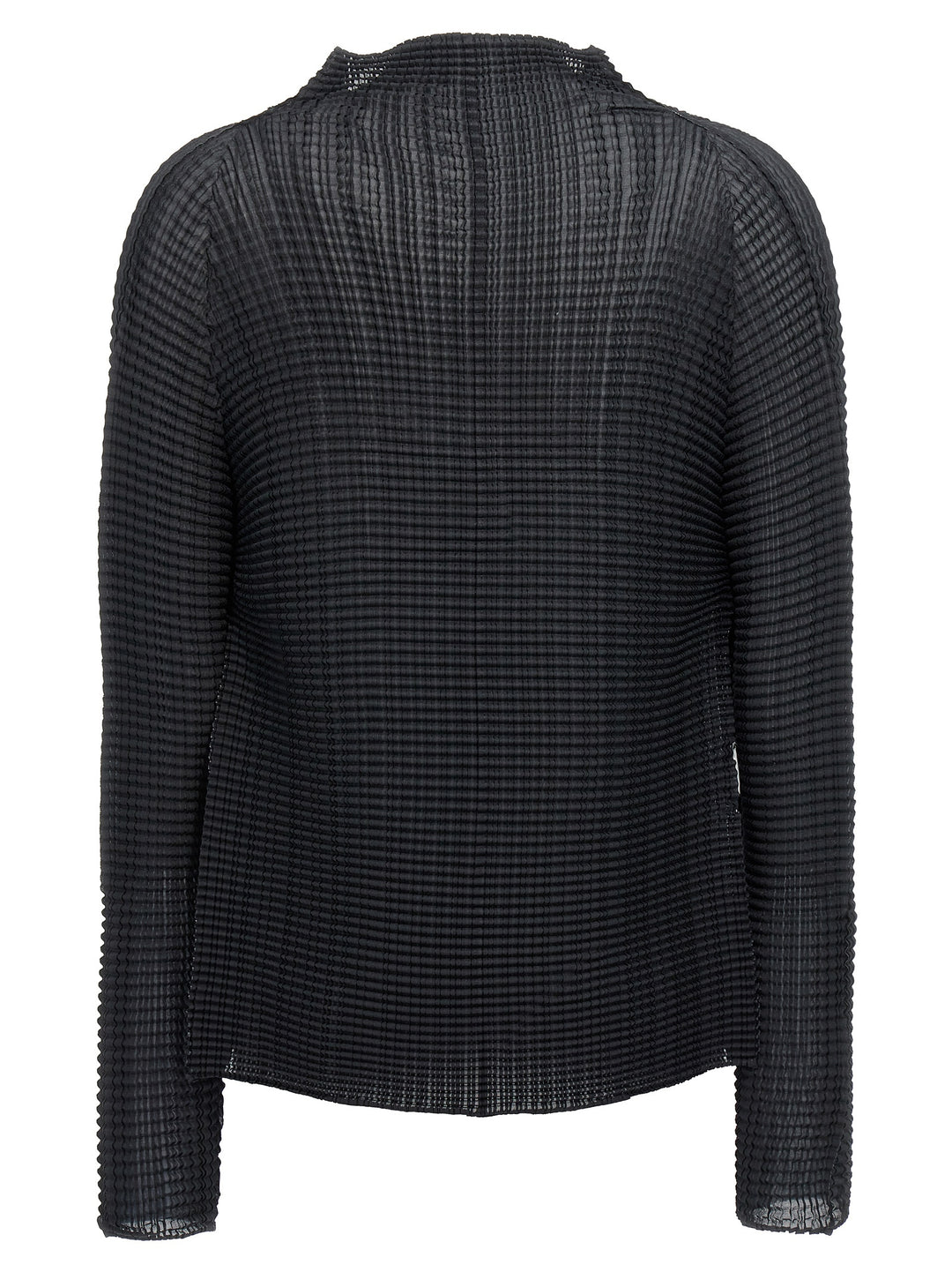 Issey Miyake Wooly Pleats Sweaters and Cardigans - Black | bdc9e2cdc57c81f62421f6aa89642e40144b983e