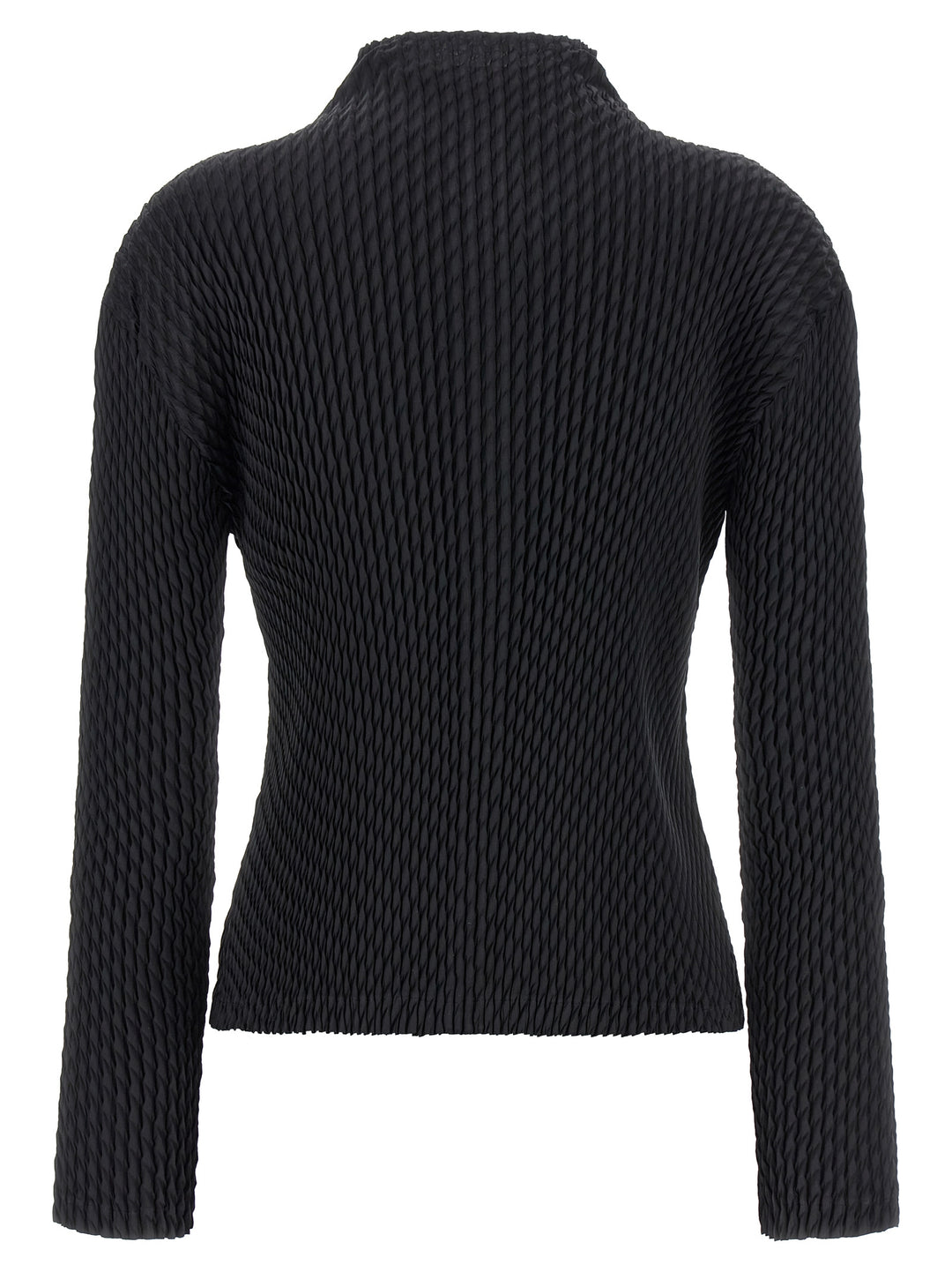 Issey Miyake Sleek Pleats Sweaters and Cardigans - Black | 6645d839d1e9f7810bead1839fce79be1eecb42d