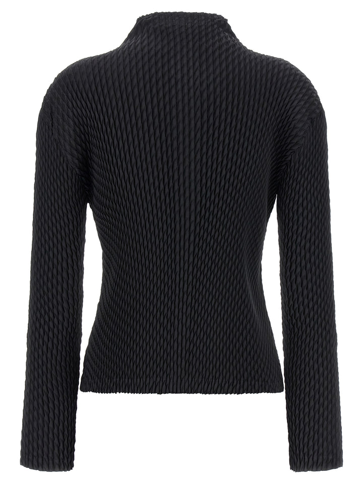 Issey Miyake Sleek Pleats Sweaters and Cardigans - Black | 6645d839d1e9f7810bead1839fce79be1eecb42d