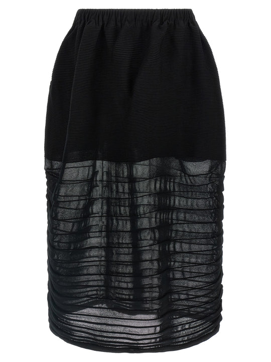 Moving Knit Skirts Black