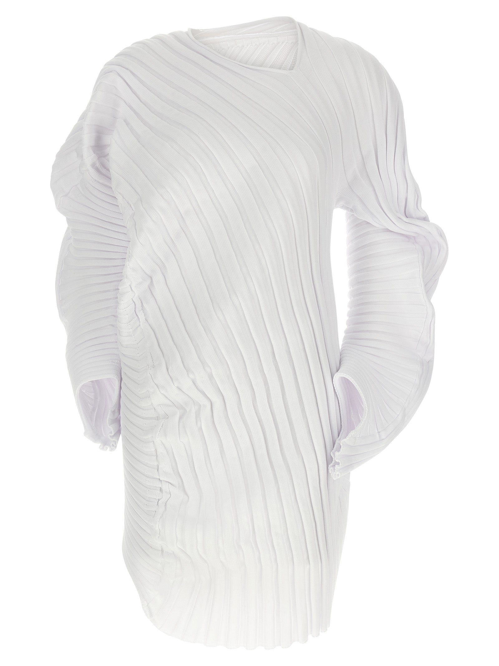 Issey Miyake Knit (As It Is) Tops White | Wanan Luxury