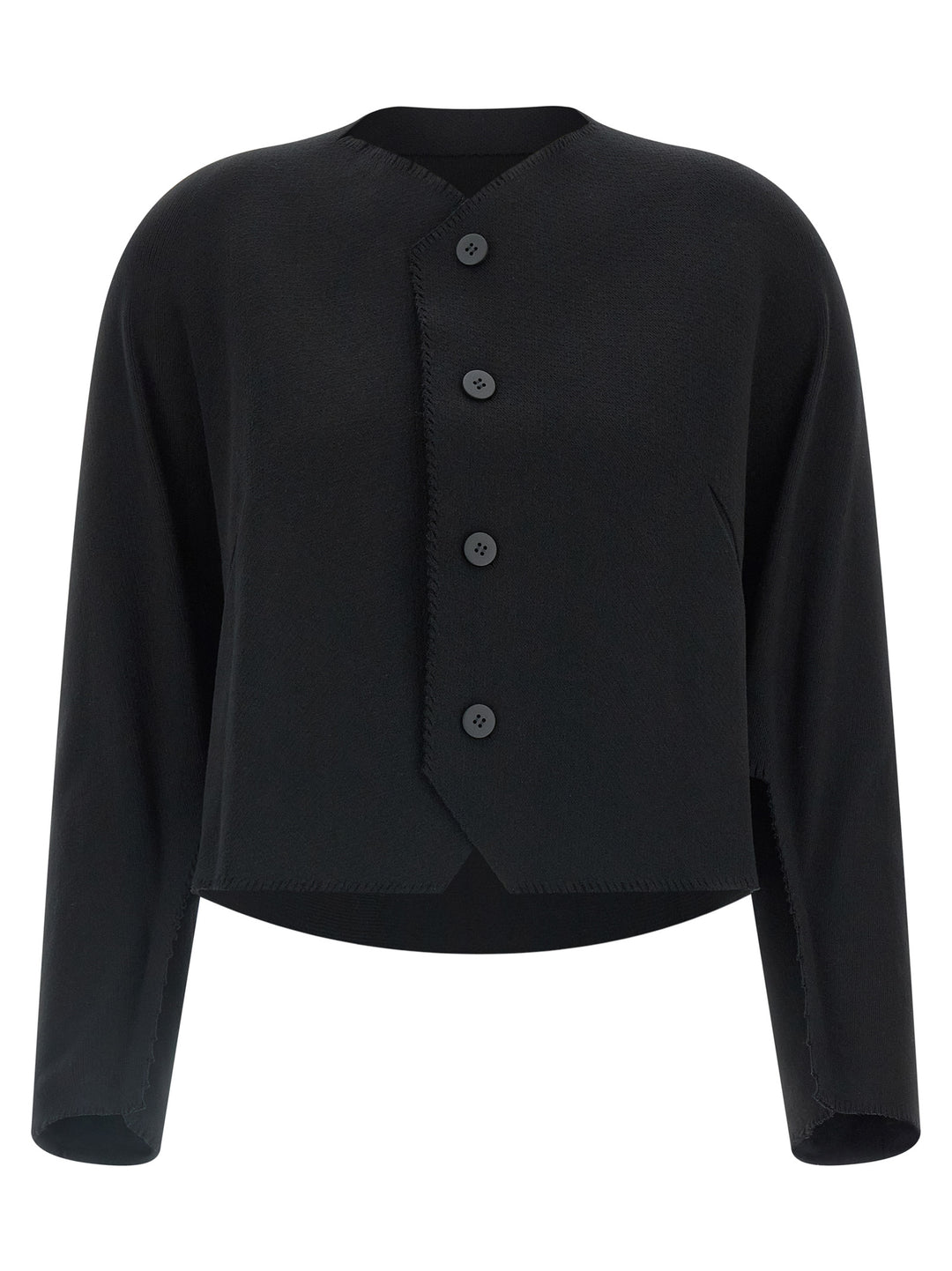 Issey Miyake Campagne Sweaters and Cardigans - Black | 1ac785f6628bef51e9f4f2ea2e5f14a0afabc1f6