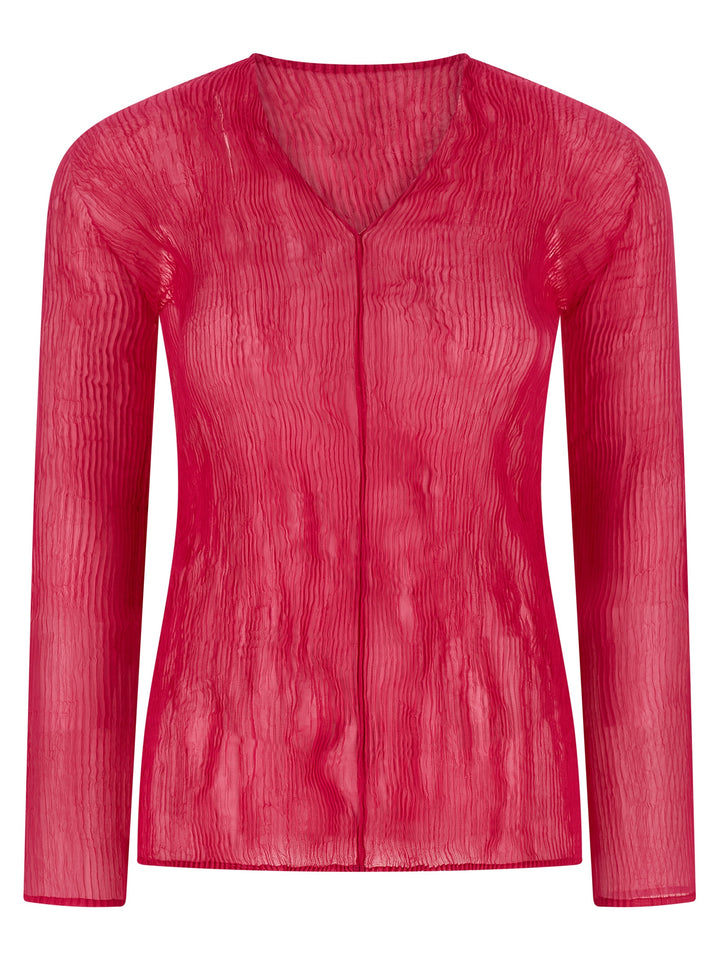 Issey Miyake Chiffon Twist 1 Tops - Fuchsia | c3dbb8d9d7c7faea8aade4004b7c6368a78dcb04