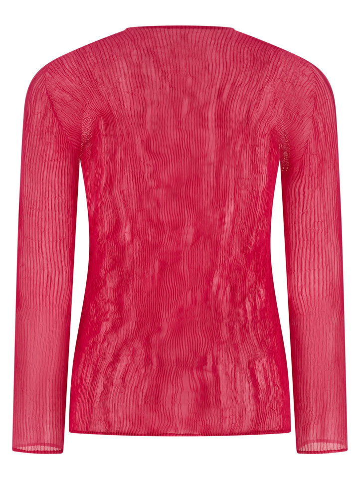 Issey Miyake Chiffon Twist 1 Tops - Fuchsia | 3319d8297feb7c00ad4a8141b5fd1dfd241d8fcc