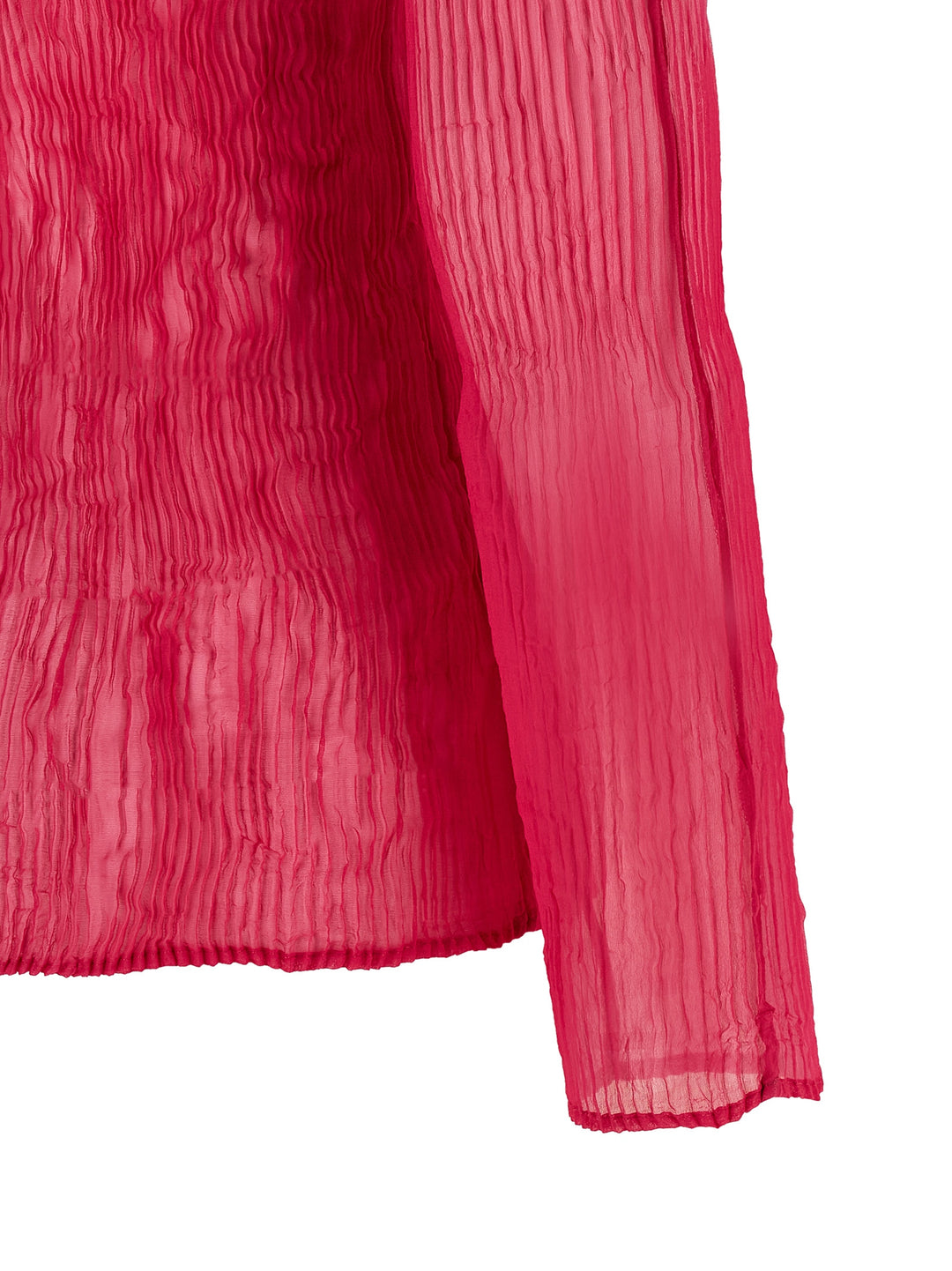 Issey Miyake Chiffon Twist 1 Tops - Fuchsia | 2a67f25e9efe1c0e3d3d0d8775c7b3e4d945ca9a