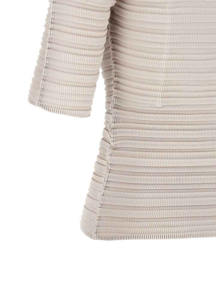 Issey Miyake Jiggly Pleats Shirt and Blouse - Beige | faa9bb903a4efc01c911983453fec9fa4705f8b7