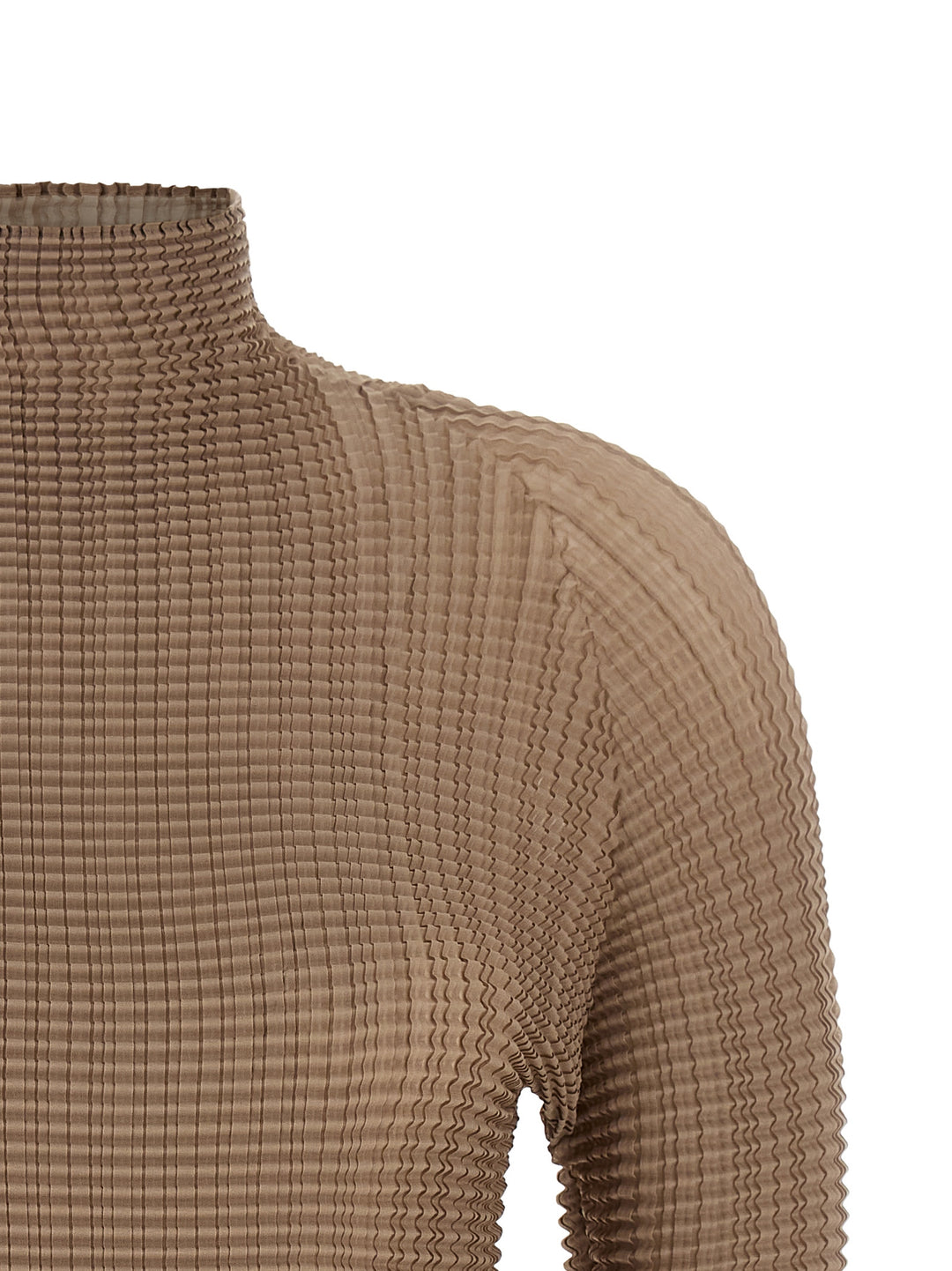 Issey Miyake Wooly Pleats-66 Shirt and Blouse - Beige | 87c55d54441e5b1887a255f9786fe7828a34910f