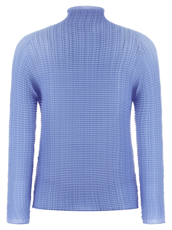 Issey Miyake Wooly Pleats-66 Shirt and Blouse - Light Blue | cd3e933f2d8f79fd7f97de655a4f2424143e1ac0